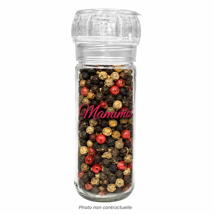 5 poivres bourbon - 30 g moulin