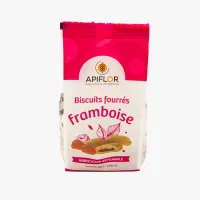 Biscuits fourrés framboise Biscuits fourrés framboise