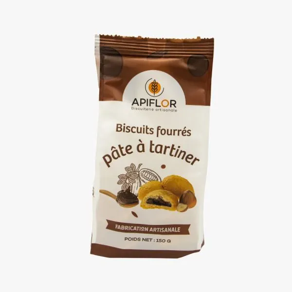 Biscuits fourr&eacute;s p&acirc;te &agrave; tartiner 150 g