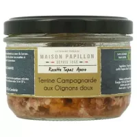 Terrine de campagne aux oignons doux 160 g Terrine de campagne aux oignons doux 160 g
