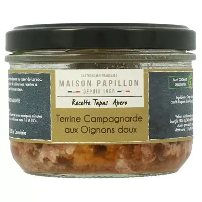 Terrine de campagne aux oignons doux 160 g