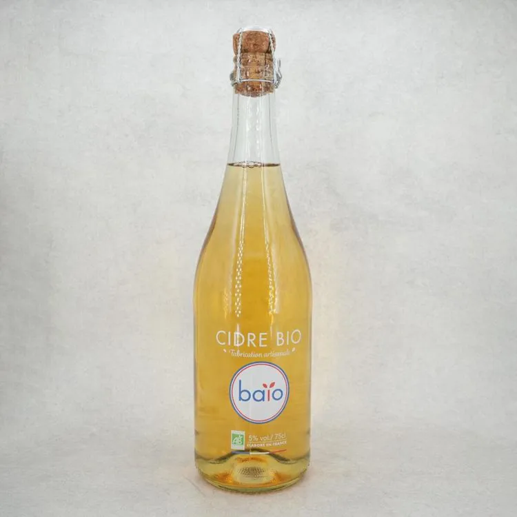 Cidre l'audacieux brut Bio AUDACIEUX 75 cl