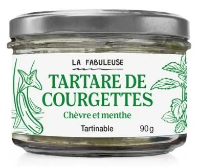 Tartare de courgettes ch&egrave;vre et menthe 90 g