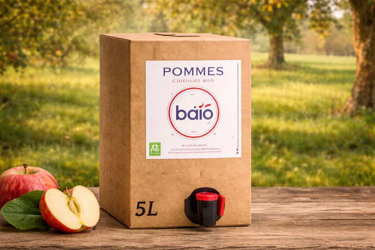 Cubi Jus de pomme BIO 5 l (pas d'envoi)