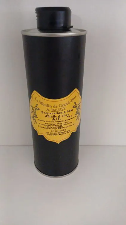 Huile d'olive &agrave; l'ail 50 cl