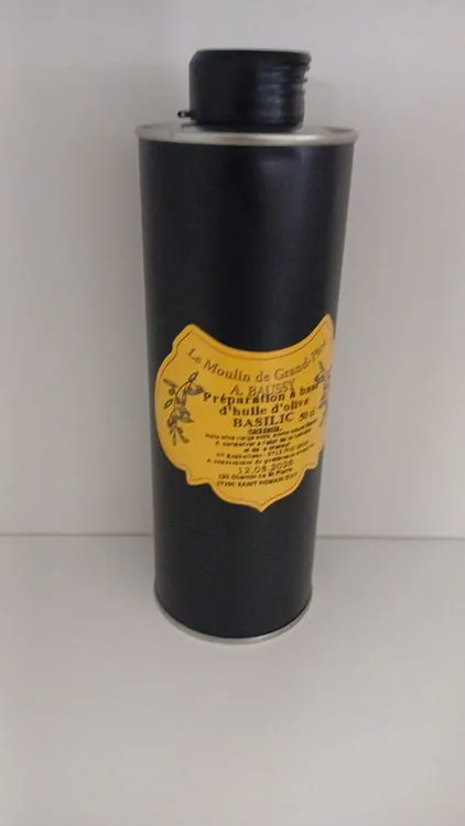 Huile d'olive Basilic 50 cl
