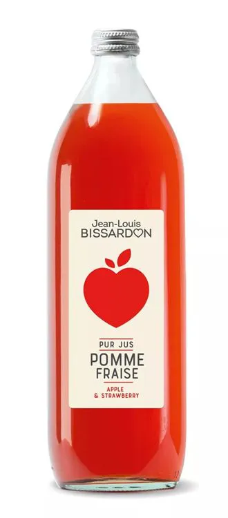 Jus de pomme fraise 1 L