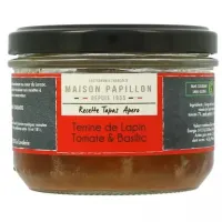 Terrine de lapin tomate et basilic 160 g Terrine de lapin tomate et basilic 160 g