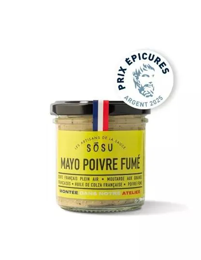 Mayonnaise poivre fum&eacute; 140 g
