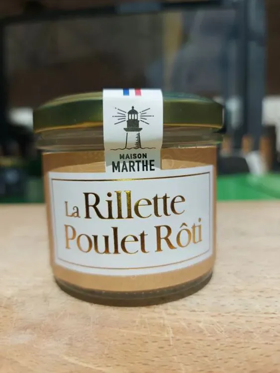 Rillette de poulet r&ocirc;ti 90g 04/26