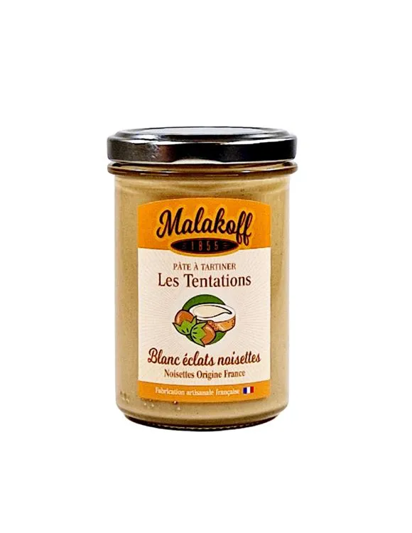 P&acirc;te &agrave; tartiner blanche noisette &eacute;clats nois 240 g