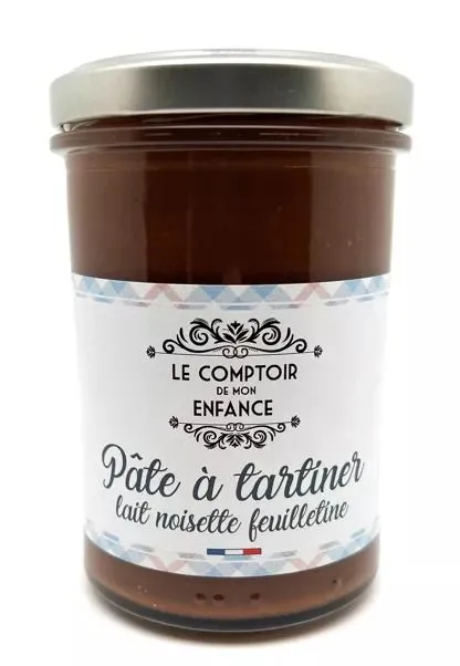 P&acirc;te &agrave; tartiner lait noisette feuilletine 250 g