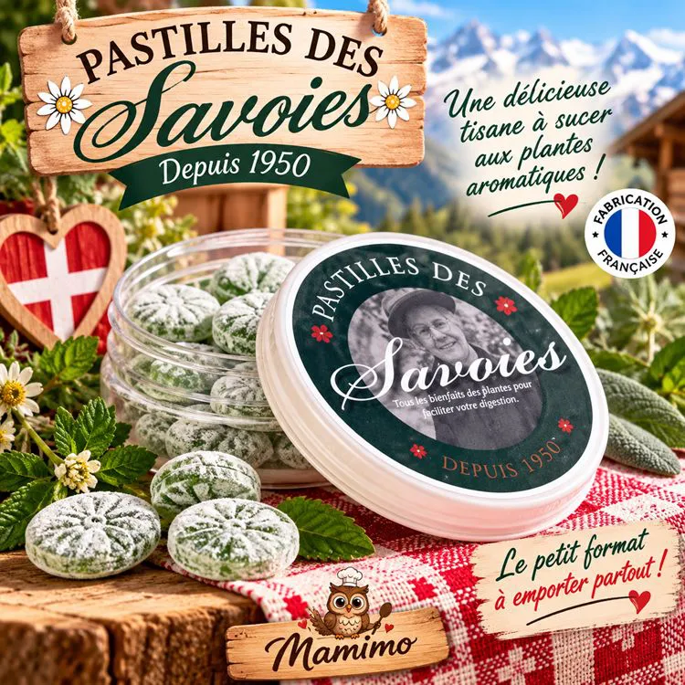 Bo&icirc;te ronde de 14 pastilles