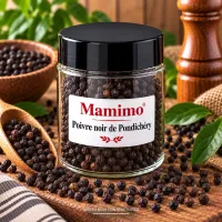 Poivre noir de Pondichéry 55g Poivre noir de Pondichéry 55g
