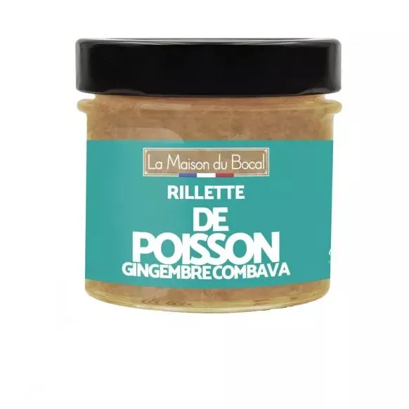 Rillette Poisson Gingembre Combava - 95 g