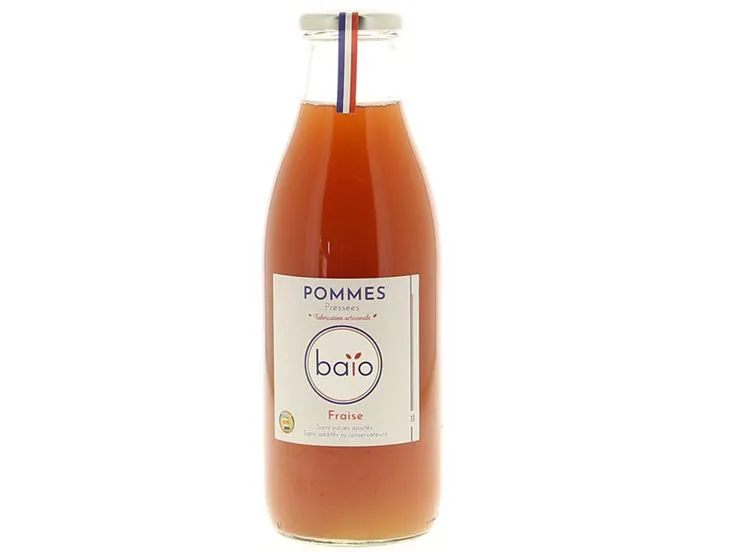 Jus de pomme fraise BIO 1 l