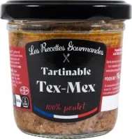Terrine 100% poulet aux épices tex-mex 90 g Terrine 100% poulet aux épices tex-mex 90 g