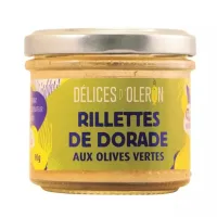 Rillette de dorade aux olives vertes 90 g Rillette de dorade aux olives vertes 90 g