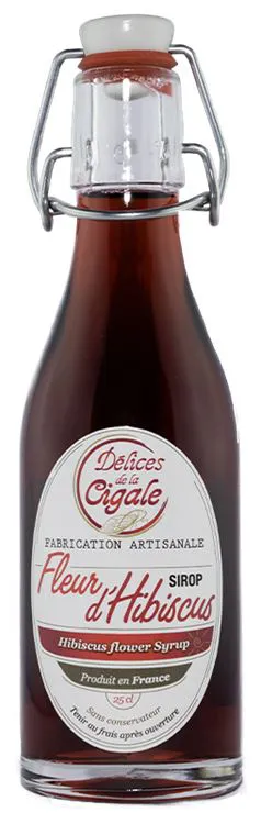 Sirop Artisanal Fleur d'Hibiscus