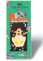 Tablette poule chocolat noir 90 g