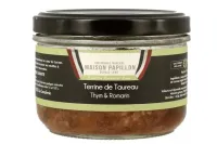 Terrine de taureau thym romarin 160 g Terrine de taureau thym romarin 160 g