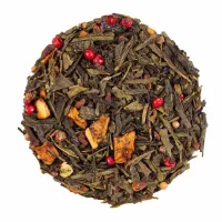 Thé vert - cake à l'orange 100g Thé vert - cake à l'orange 100g