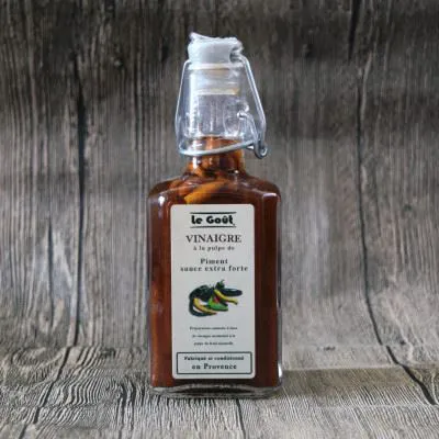 Vinaigre pulp&eacute; Piment extra fort 25cl