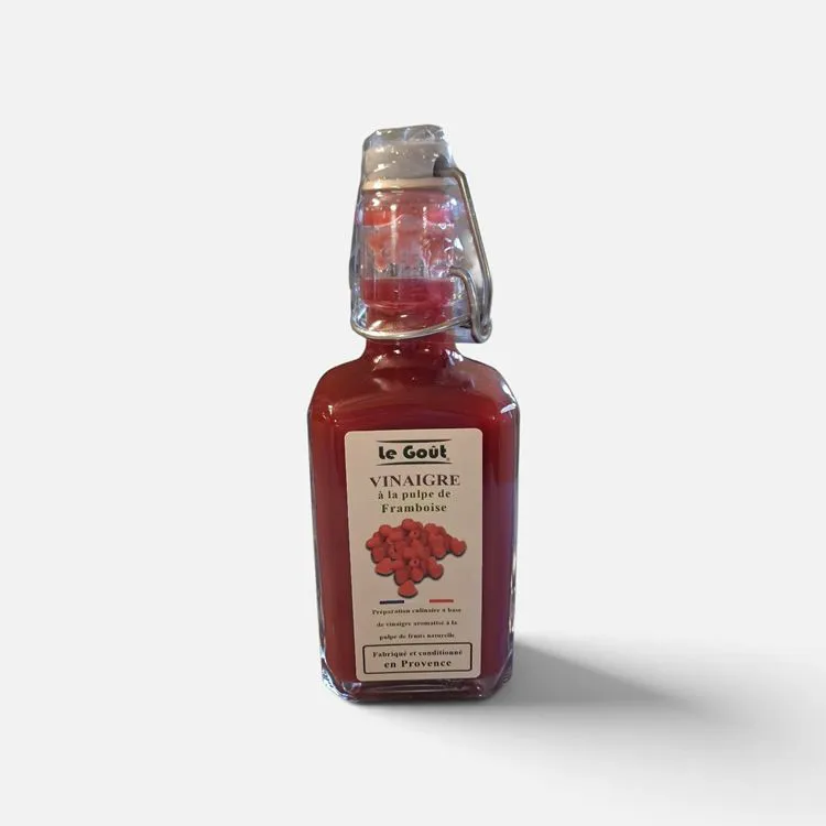 Vinaigre pulp&eacute; &agrave; la framboise 25 cl