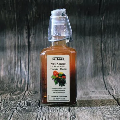 Vinaigre pulp&eacute; de Tomates Basilic 25cl